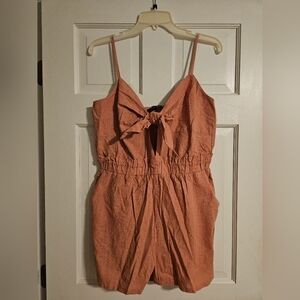 NEW One Clothing Tie-front Romper